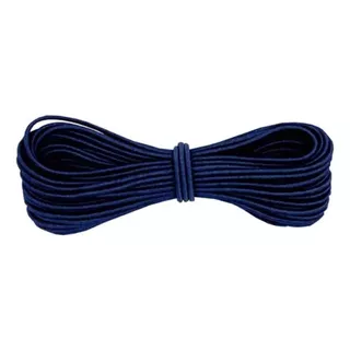 Elástico São José Colombe Roliço N.15 Azul Marinho - 10mts Cor Azul-marinho Desenho Do Tecido Liso