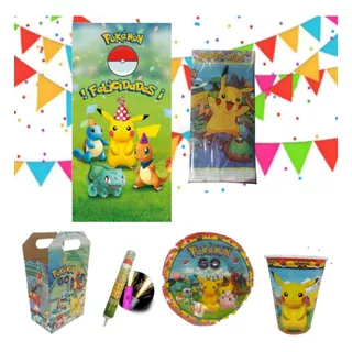 Pikachu Pokémon Artículos Fiesta Paquete 30 Niños