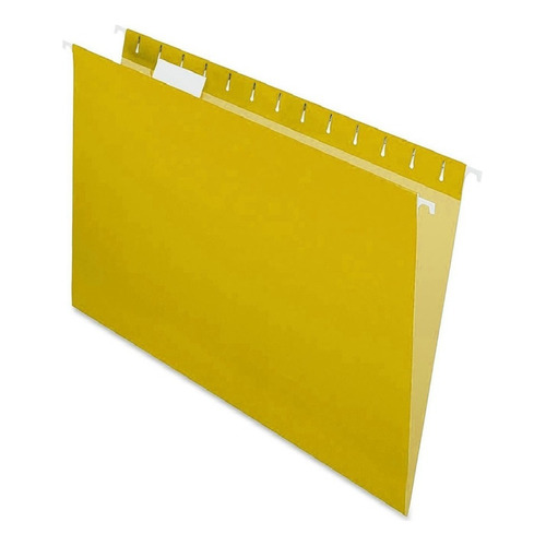 Carpeta Colgante Nepaco Reforzadas Color Unidades Color Amarillo
