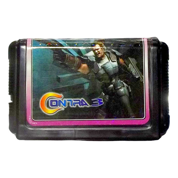 Cartucho Contra 3 Midnight Resistance Sega Genesis Megadrive