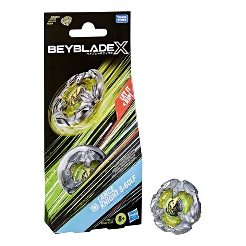 Conjunto Booster Beyblade X Lance Knight 3-60lf Com Top 8+ | Frete