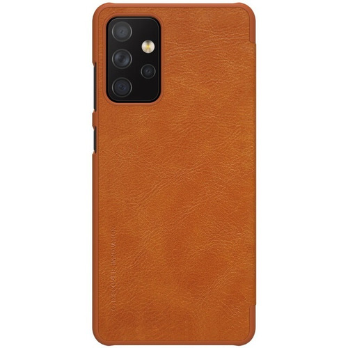 Samsung Galaxy A72 Flip Cover Premium Nillkin Ecocuero Color Café