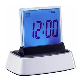 Reloj Led Digital Despertador 7 Color Led 8 Tonos Alarma