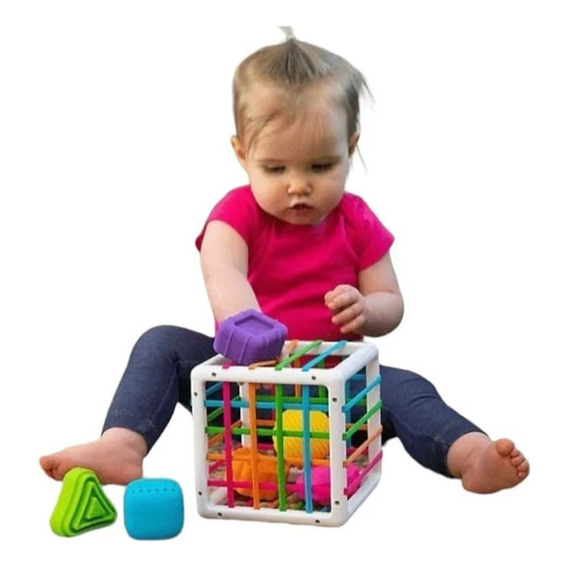 Juego Didáctico Cubo Sensorial Bebé Estimulación Temprana