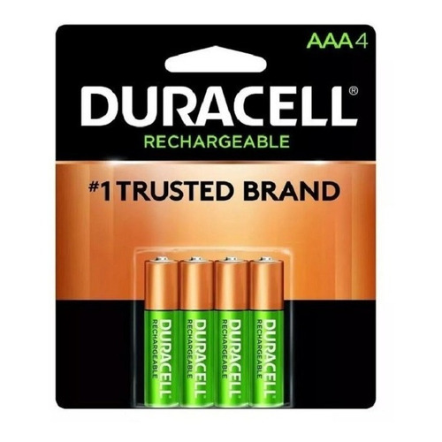 Pila Recargable Aaa Duracell 850 Mah Con 4 Piezas