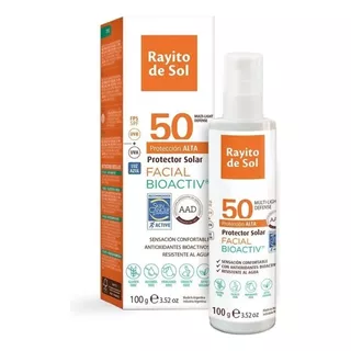 Rayito De Sol Protector Solar Facial Bioactiv Fps 50 100g