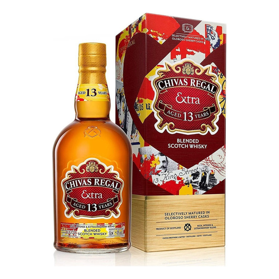 Chivas Regal Extra 13 Años Escocés Con Estuche 750 mL