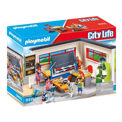 Bloques Para Armar Playmobil Clase De Historia 99 Piezas