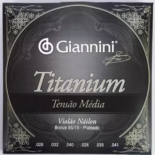 Encordoamento Giannini Violão Nylon Titaniun Genwtm