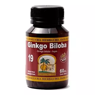 Tintura Madre De Ginkgo Biloba Oasis 60cc