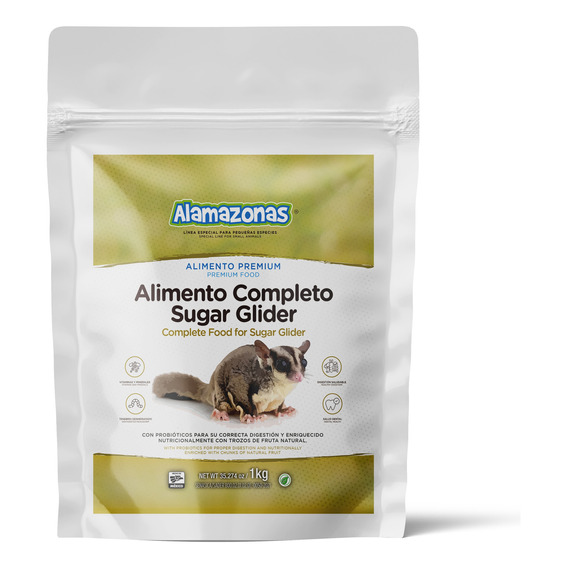 Alimento Premium Para Sugar Glider Petauros Alamazonas® 