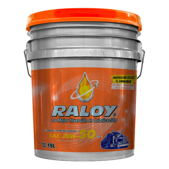 Aceite Motor Raloy Diesel Prime Multigrade 20w50 Api Ch4 19l