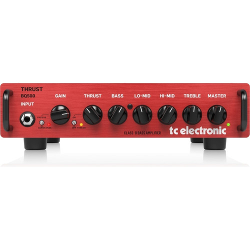 Tc Electronic Bq500 Cabezal Amplificador Bajo Elec 500w Rojo