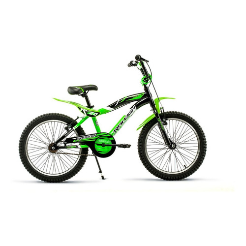 Bicicleta Infantil Raleigh Mxr R20 Frenos V-brakes Color Blanco/Verde/Negro