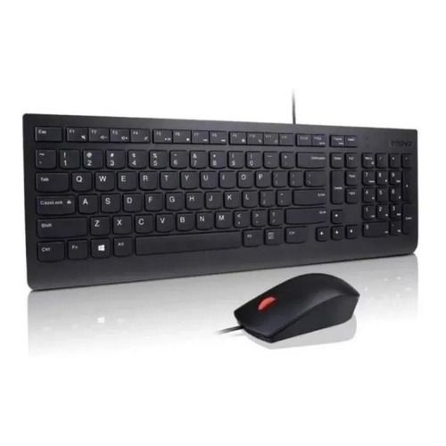 Kit Teclado + Mouse Lenovo Essential Alámbrico 4x30l79907