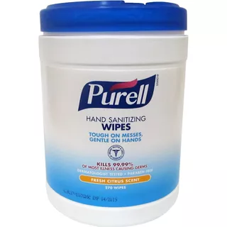 Toallas Sanitizantes P/manos Purell® Desinfectante, 270 Pzs
