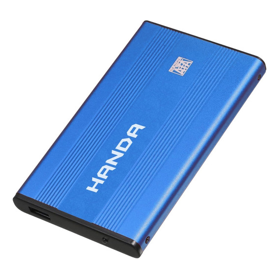Carry Carrier Disk Sata Case Disco Rigido 2.5 + Usb Doble Azul Handa