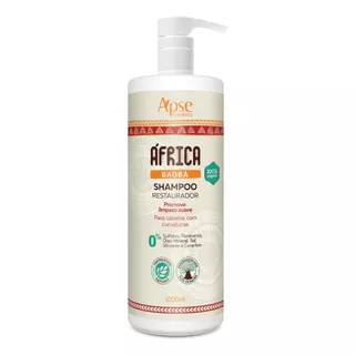  Shampoo Restaurador Limpeza Suave Africa Baobá Apse 1l