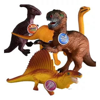 Kit Com 4 Dinossauros Tamanho Grande Modelo 1