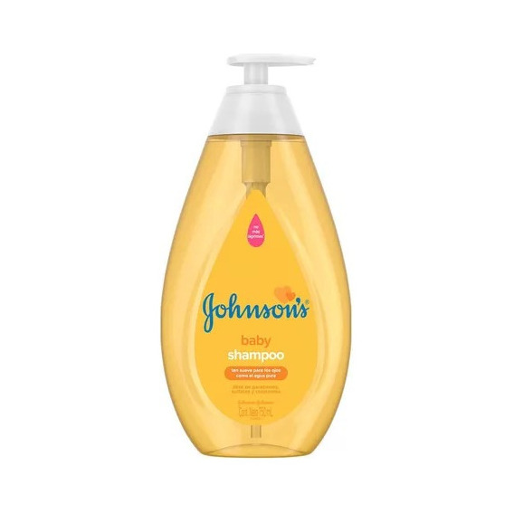 Shampoo Johnson's Baby Original Formato Líquido De 750 Ml