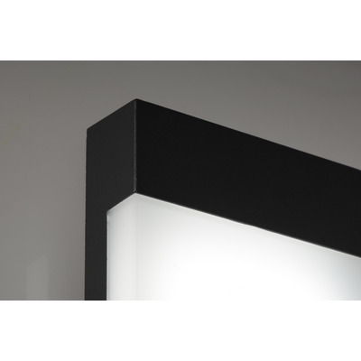 Aplique De Pared Toicho Negro 9w Deco Moderno Exterior Lk