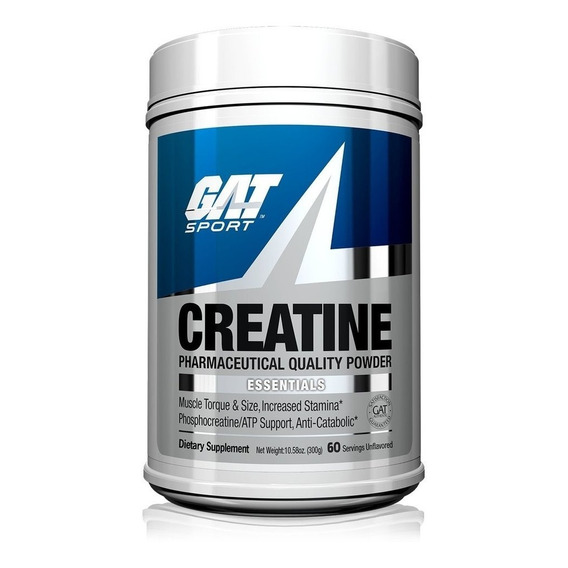 Creatina Gat Sport Monohidratada 300g 60 Porciones Creatina