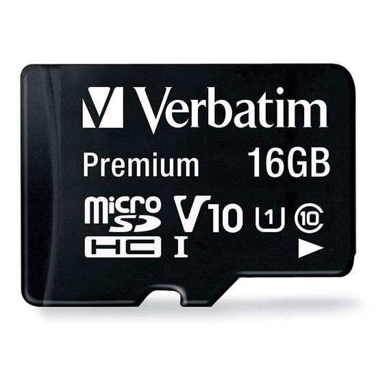 Tarjeta de memoria Verbatim 44082  Premium con adaptador SD 16GB