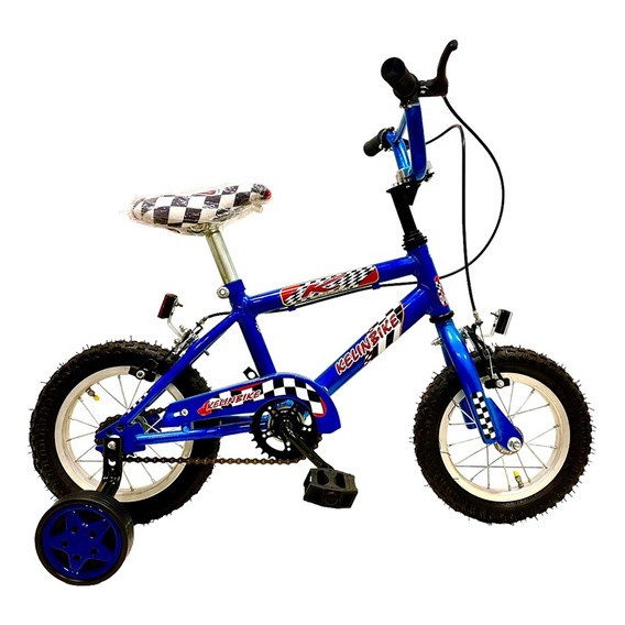 Bicicleta R12 Infantil Cross Nene Celeste