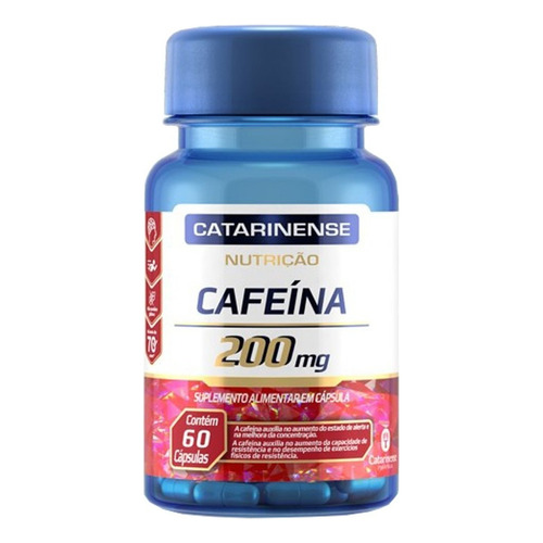 Cafeína 200 mg 60 cápsulas - Catarinense