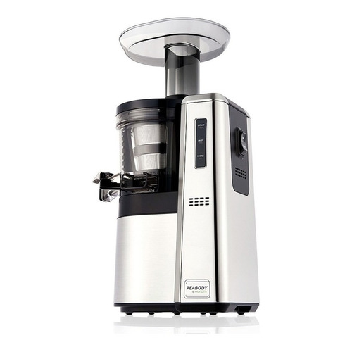 Juguera eléctrica Peabody PE-CSL22 Slow Juicer plata nobel 220V con accesorios