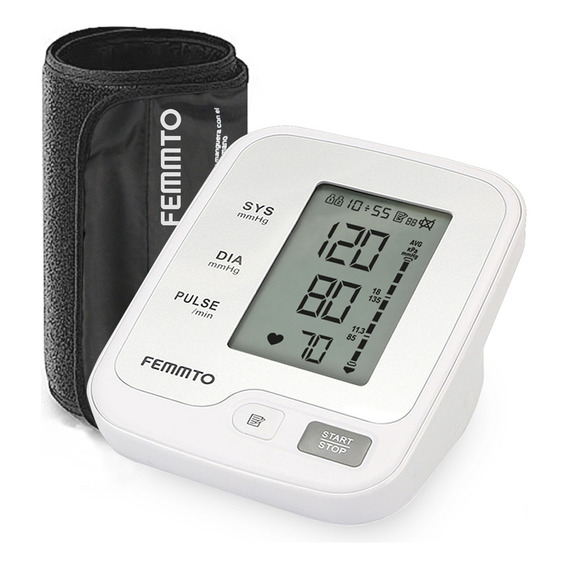 Tensiometro Digital Brazo Medidor Presion Arterial Enfermeria Automatico Femmto