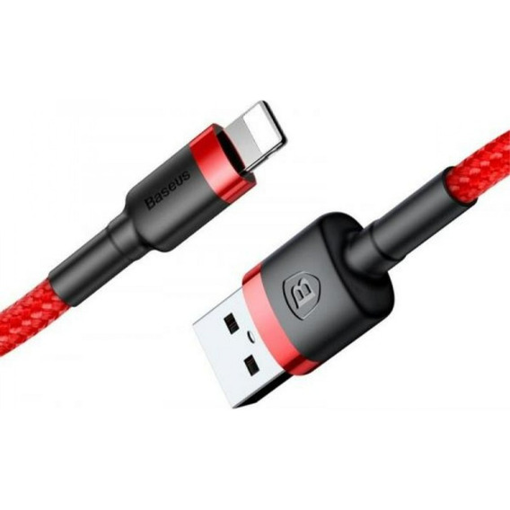 Cable Para iPhone - iPad Reforzado Carga Rápida Uso Rudo 1m