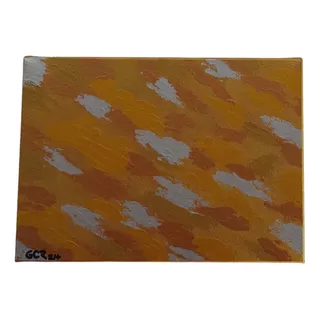 Cuadro Abstracto Pintado A Mano, 35 X 25 Cm, Diseño 11