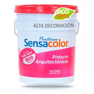 Pintura Vinílica Sensacolor Alta Decoración 1600 19l Blanco