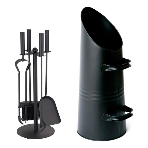 Set Limpieza Chimenea Muro 5un + Balde Bighouse