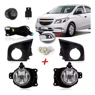 Kit Farol De Milha Onix Prisma Joy Lt Ls 2013 2014 2015 2016