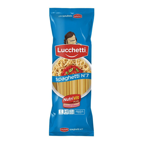 Fideos Lucchetti Spaghetti N°7 500g