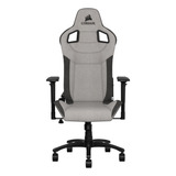 Silla De Escritorio Corsair T3 Rush Gamer Ergonómica  Gris Y Charcoal Con Tapizado De Tela