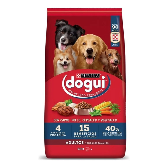 Dogui Adulto Carne, Pollo, Cereales Y Vegetales X 21 Kg