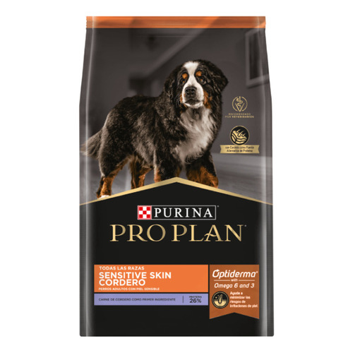 Proplan Adulto Sensitive Skin Cordero Todas Las Razas 3 Kg