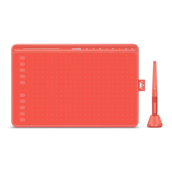 Tableta digitalizadora Huion HS611  coral red