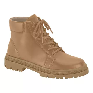 Bota Feminino Coturno Moleca  Nude