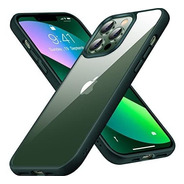 Funda Casekoo Para iPhone 13 Pro Max-alpine Green Clear
