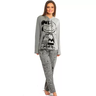 Pijama Para Mujer Snoopy Charly Brown Lucy Blusa Y Pantalon 