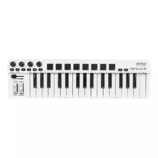 Amw Mini 32 Pad White Teclado Controlador Midi Usb 32 Teclas