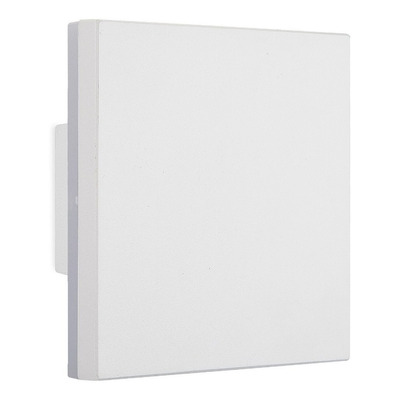 Aplique De Pared Tetra Blanco 12w Deco Moderno Exterior Lk