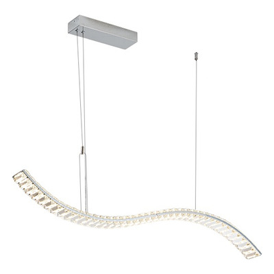 Colgante Led Cristal Alta Calidad G44 Control Remoto Tz