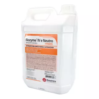 Detergente Enzimático Riozyme Iv Neutro- Rioquímica 5 Litros