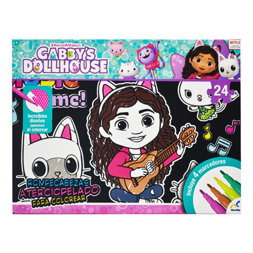 Gabby Dollhouse Rompecabezas Aterciopelado Colorear Novelty