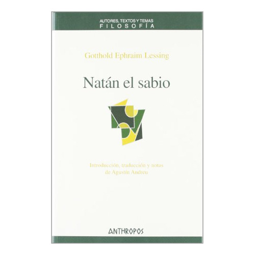 Natán El Sabio, Gotthold Lessing, Anthropos